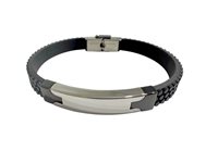 Bracciale Domar Uomo Bracciale acciaio in Acciaio BR 3875
